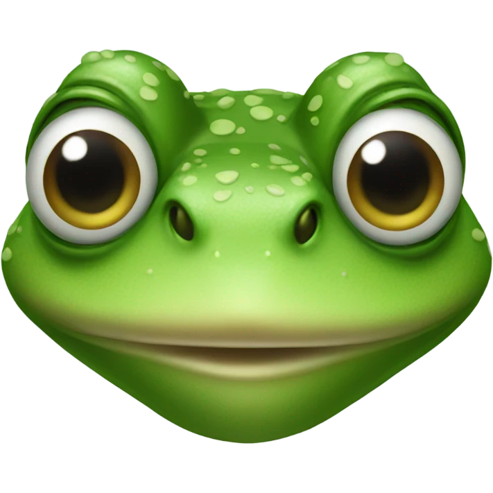 Frog with lips emoji