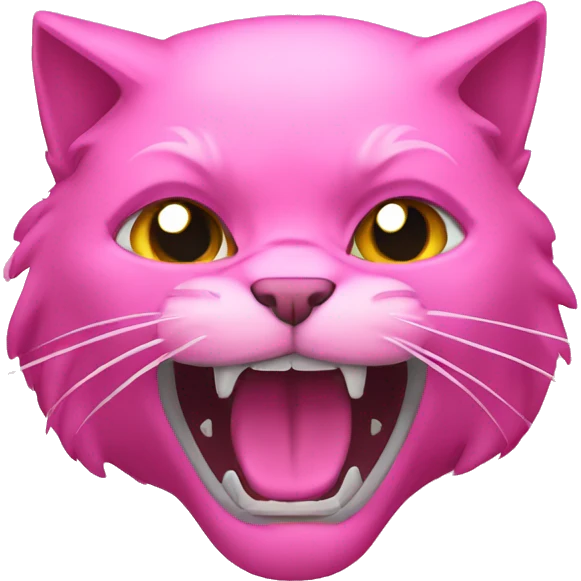 Pink hellcat  emoji