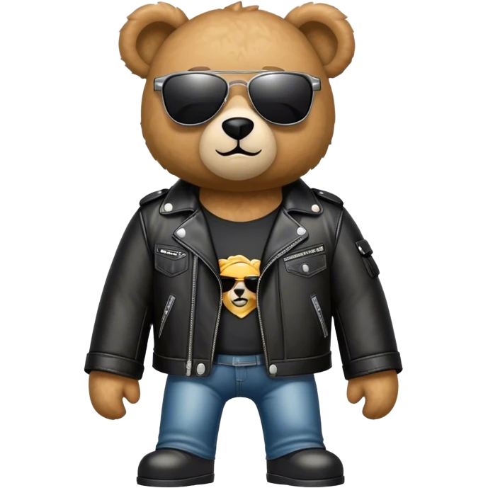  teddy on a hard rock concert  emoji