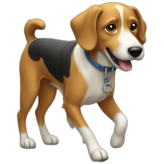 walking dog emoji