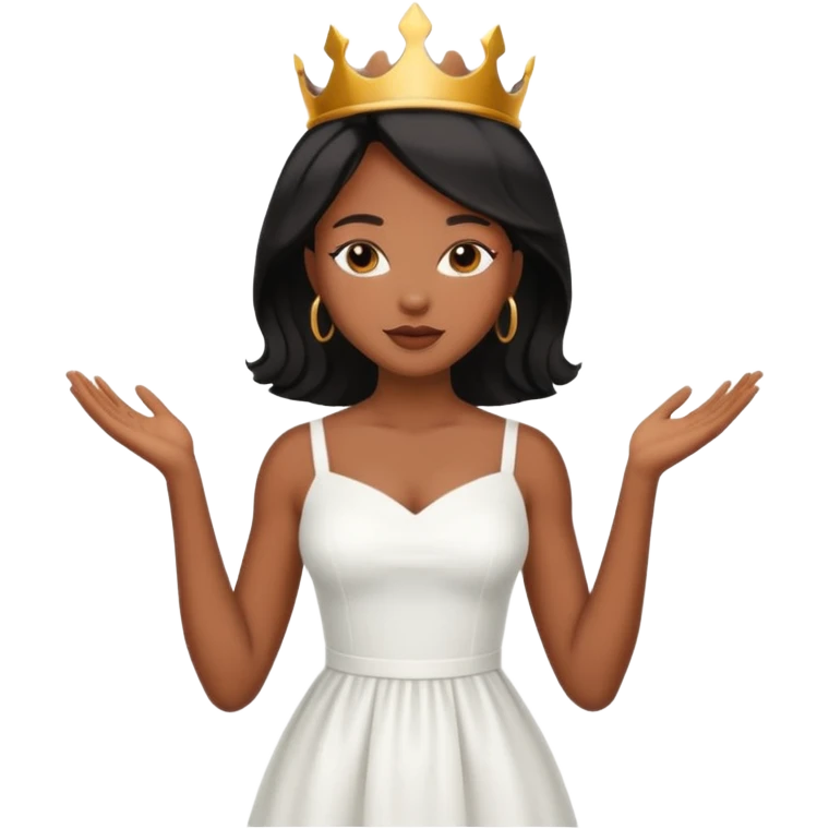 woman of God (black girl, super feminine and pretty) emoji