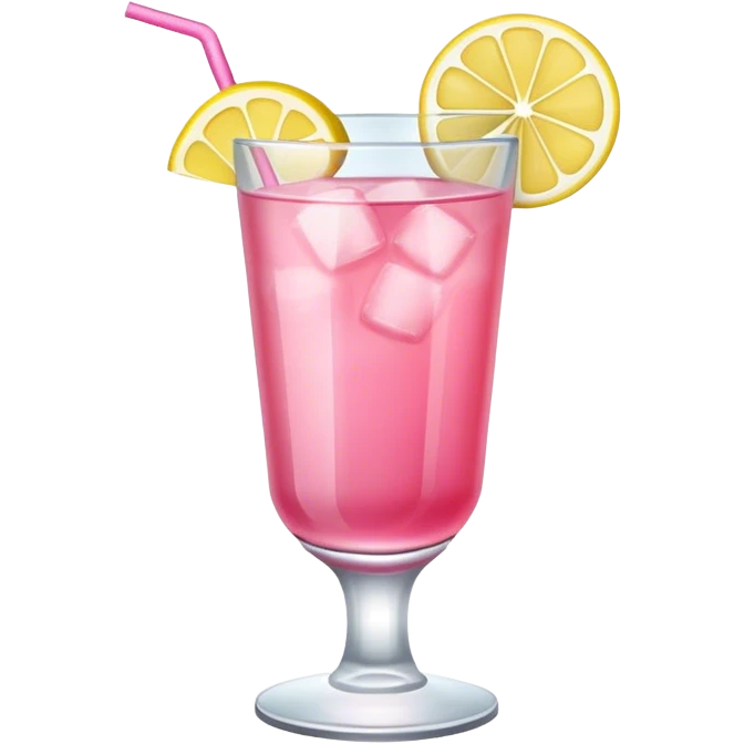 Pink lemonade  emoji