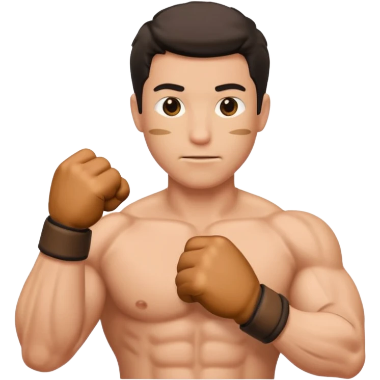 Emoji making Ross from friends fighting hand emoji