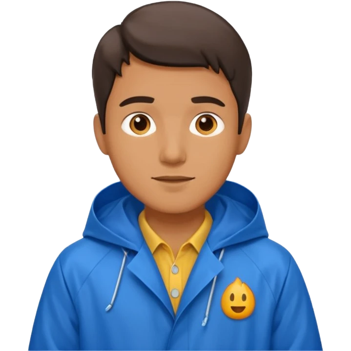 man in blue rain coat



 emoji
