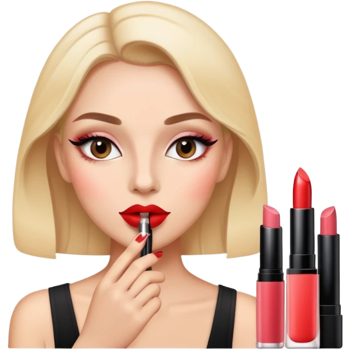 Makeup routine emoji