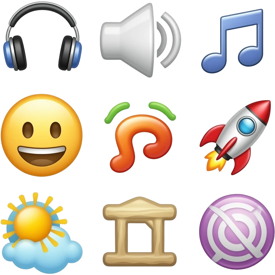 preciso de 10 emojis para colocar no meu calnal de  musica eletronica e piseiro emoji
