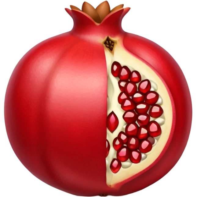 Opened pomegranate  emoji