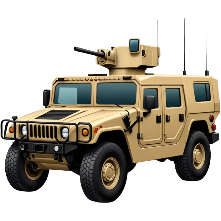 Humvee (HMMWV) (sand colour) emoji