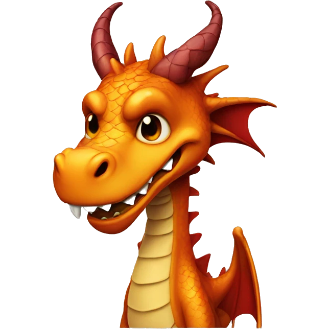 dragon with a mustache emoji