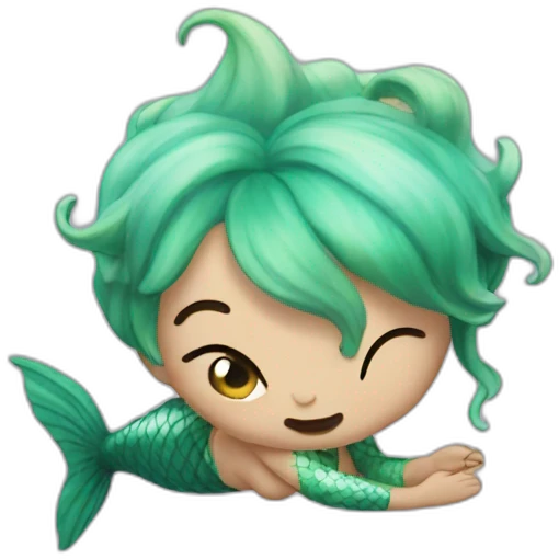 farting mermaid emoji