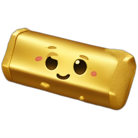 dust becoming gold bar emoji