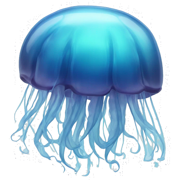 aesthetic blue jellyfish emoji
