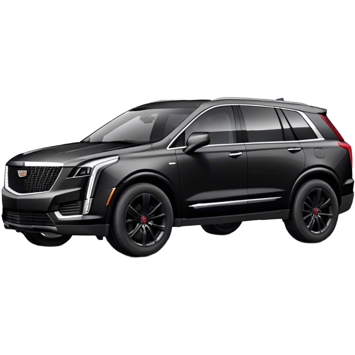 MATTE ALL BLACK CADILLAC XT6  emoji