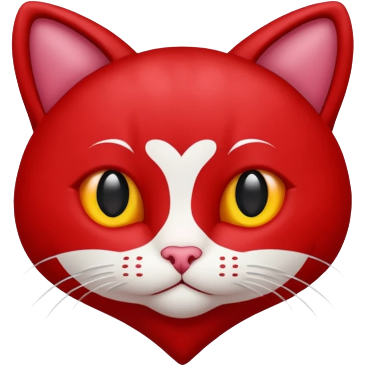 Coeur avec un chat emoji