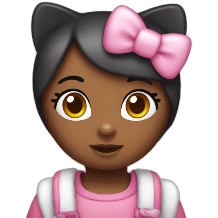 Hello kitty emoji