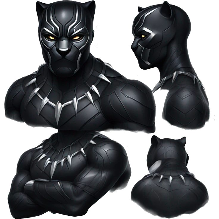 black panther marvel emoji
