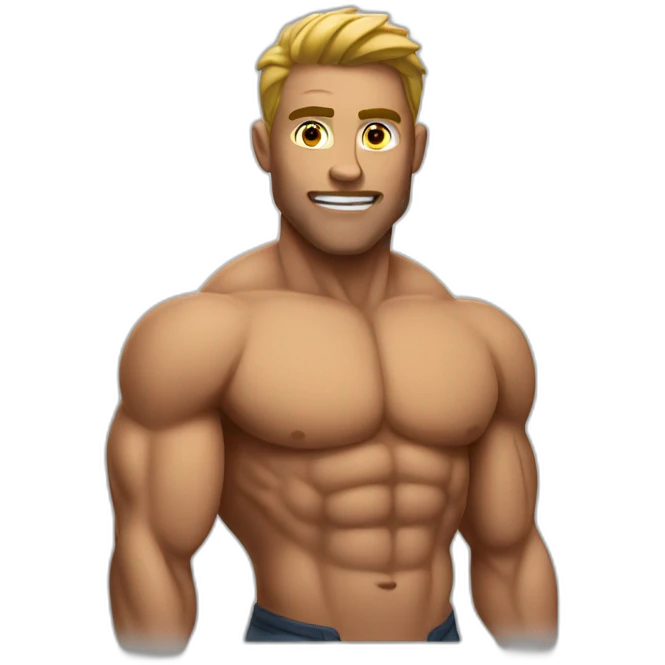 Muscular man emoji