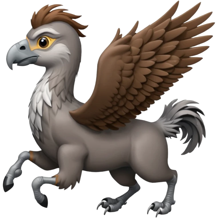 harry potter riding buckbeak emoji