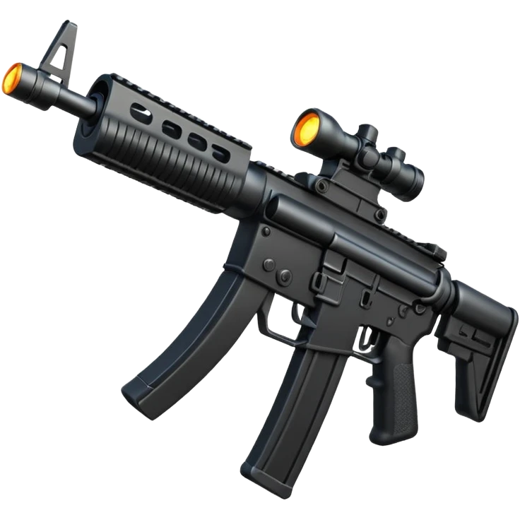 ar 15 with gun flash like its shooting emoji
