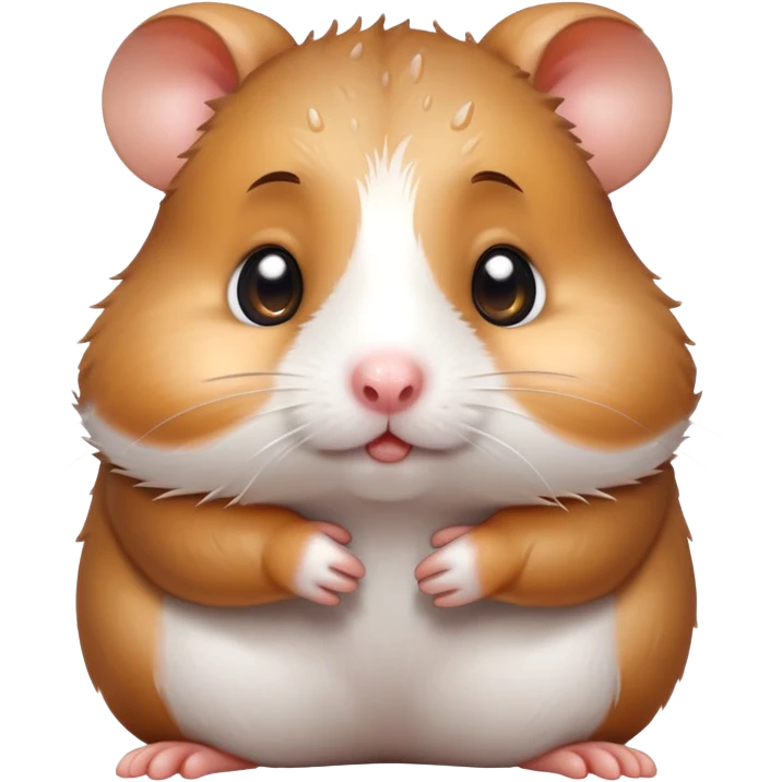 sad hamster begging for love emoji