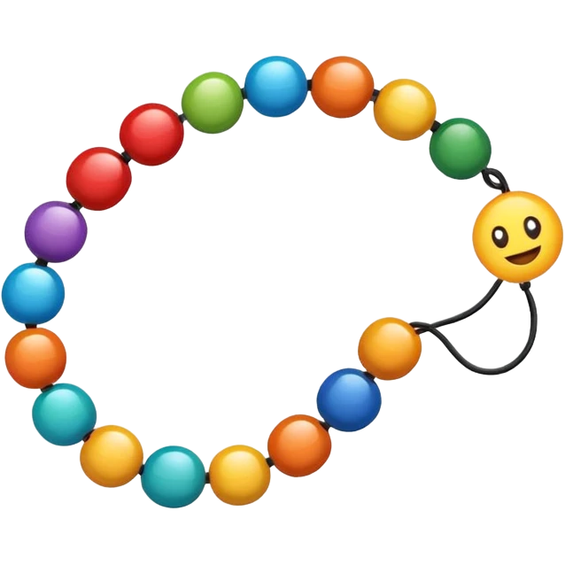 Colorful String Bead emoji