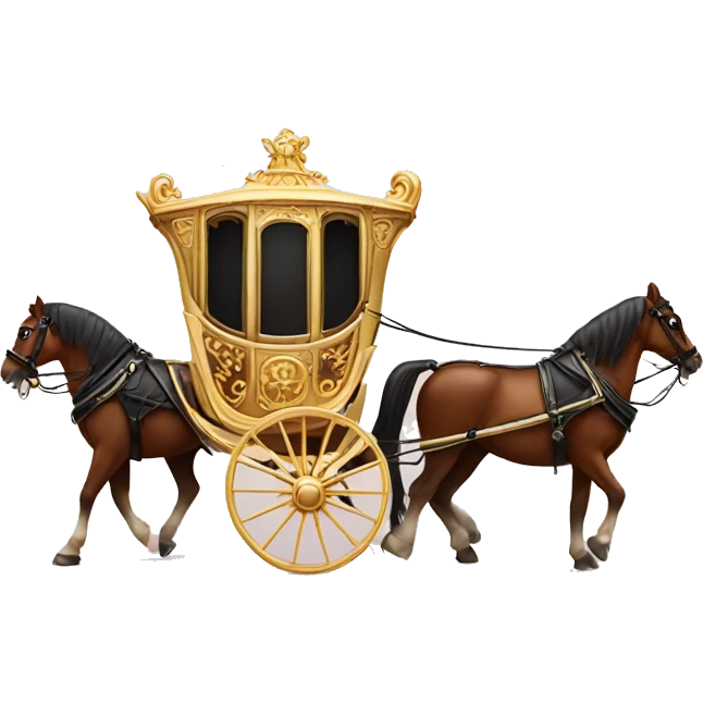 Horse and carriage emoji