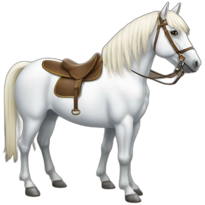 Cheval blanc emoji