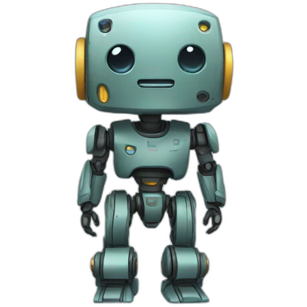 Cute bot emoji