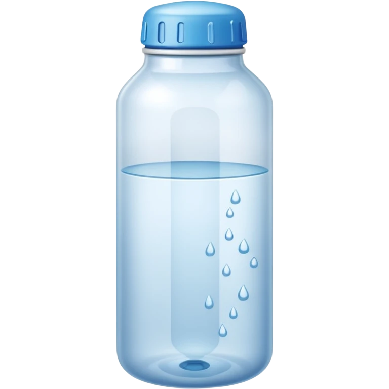 Store bought Water bottle emoji
