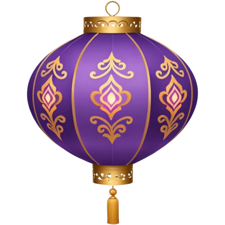 purple chinese lantern emoji