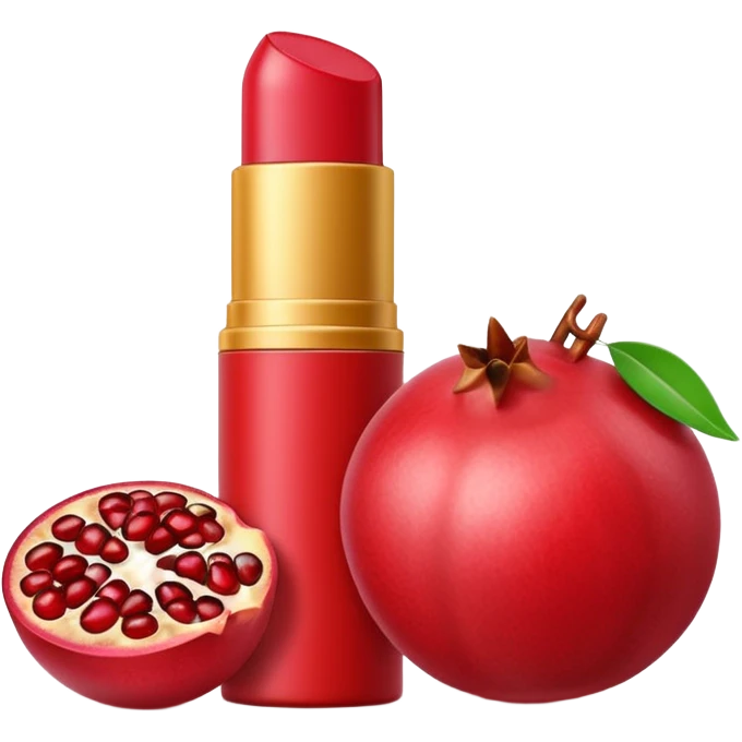 Balmea Pomegranate Lip Balm chapstick for lips emoji