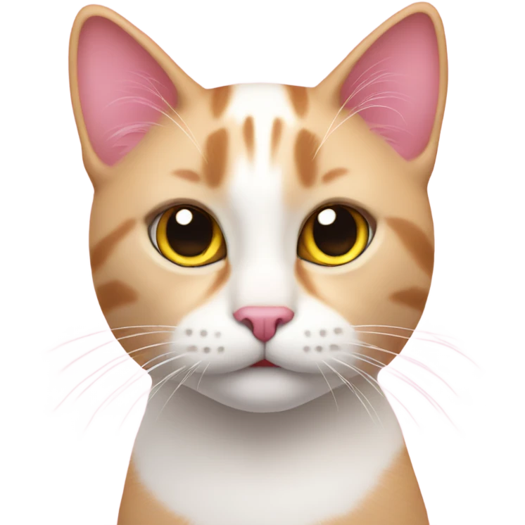 Cat pink emoji
