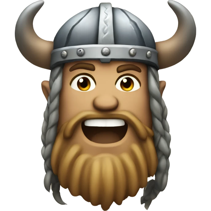 Viking with fangs emoji