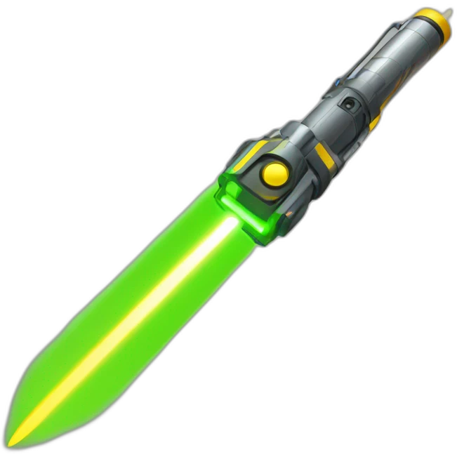 Sabre laser jaune emoji