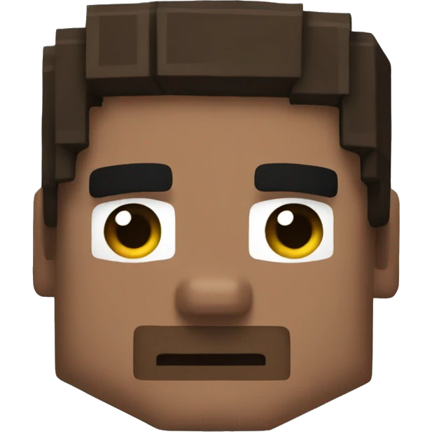 Steve in Minecraft emoji