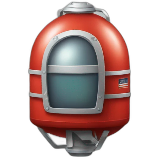 maleta roja espacial emoji