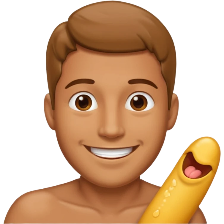 Man cum penis emoji