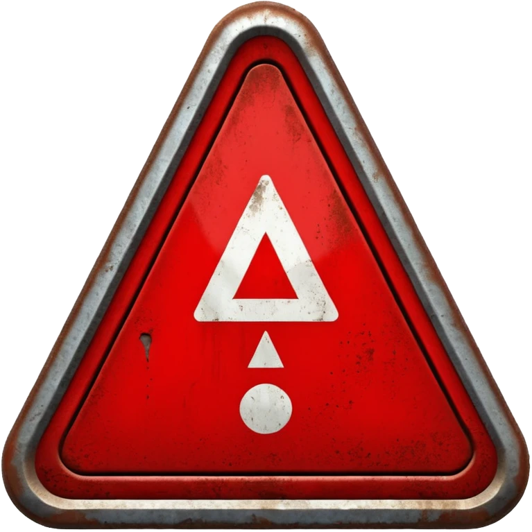 Make a red danger sign emoji