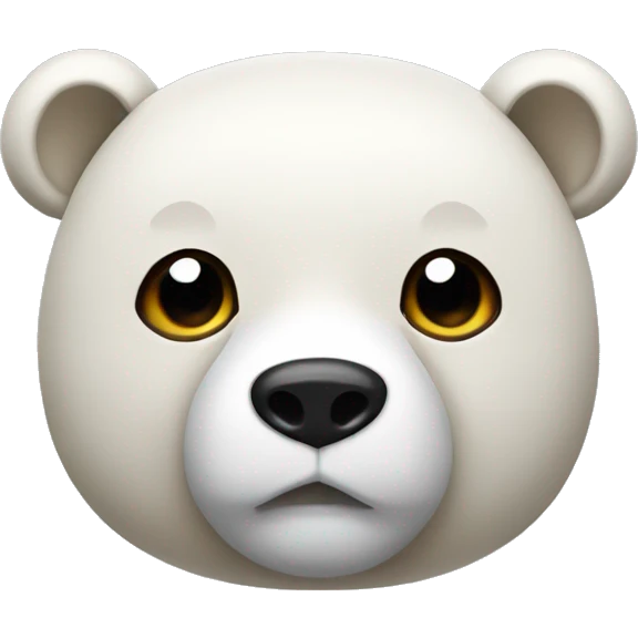 Oso con lazo blanco  emoji
