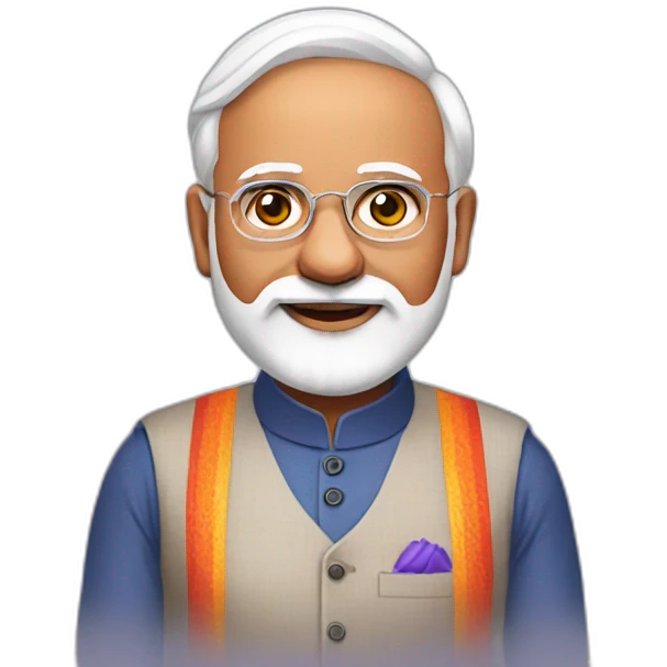 hyper realistic narendra modi lgbt emoji