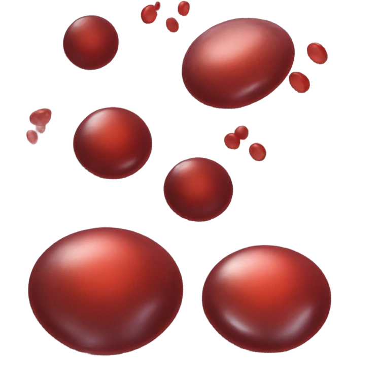 Red blood cells emoji
