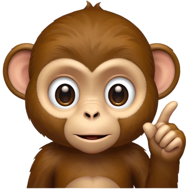monkey pointing at me emoji
