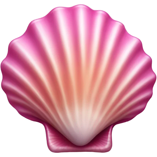 Pink seashell emoji