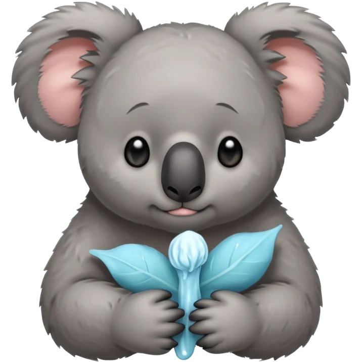 koala with a cold emoji