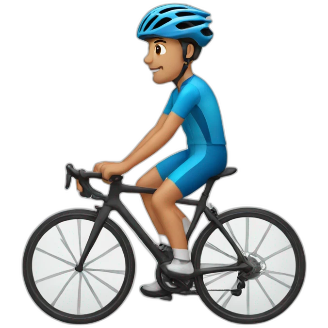 male cyclist emoji