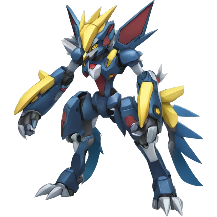 Zeraora-Zoroark-medabot-Mecha full body emoji