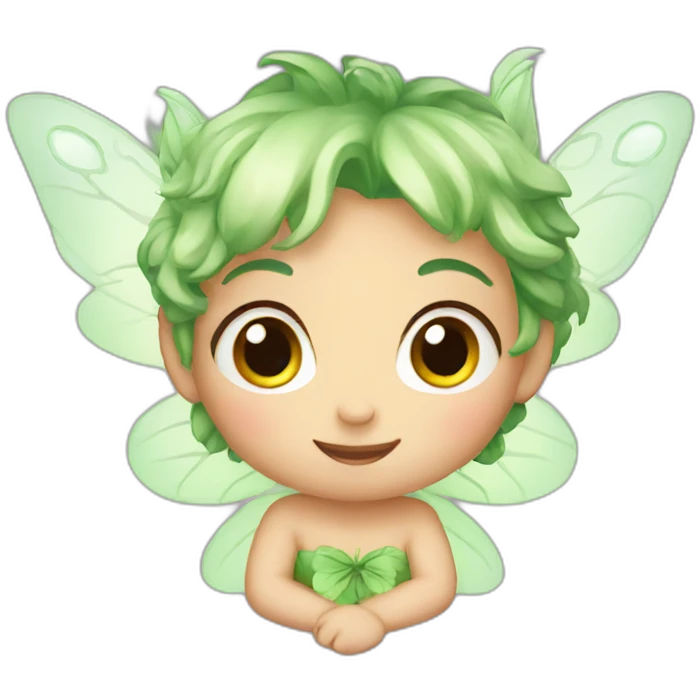 Cute fairy emoji