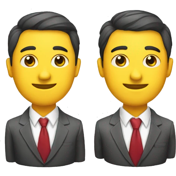 Emoji traje y corbata emoji