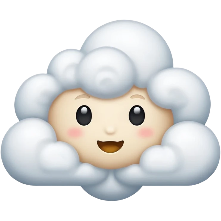 Thinking cloud emoji
