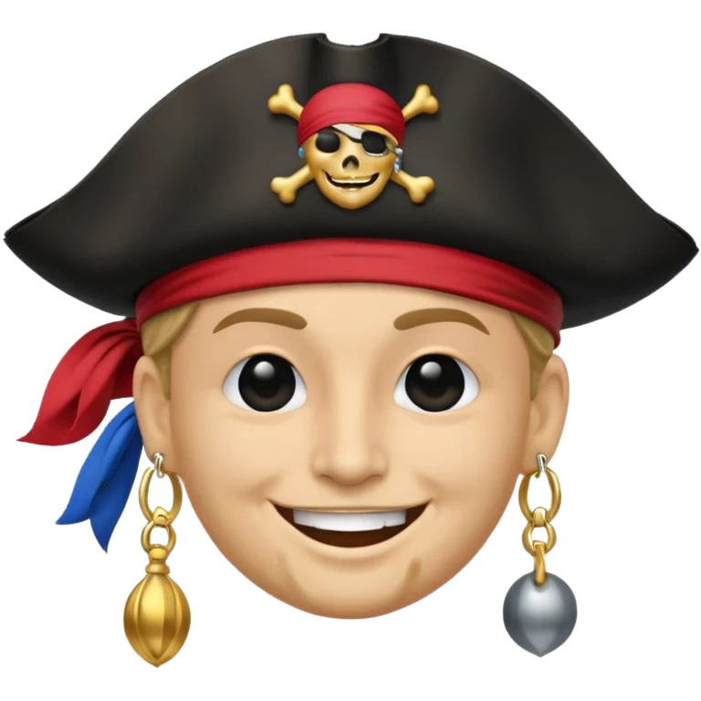 Seton hall emoji with the pirate  emoji